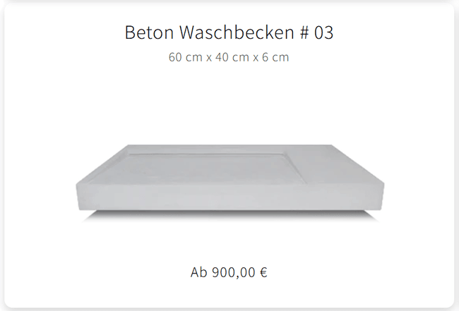 Betonwaschbecken 03 