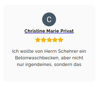 Waschenbecken Kunden 